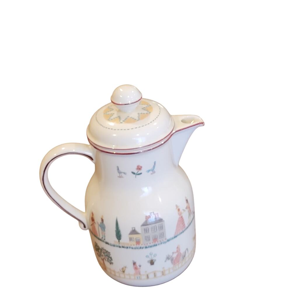 Vintage Villeroy & Boch American Sampler 1981 First Impressions Coffee Pot